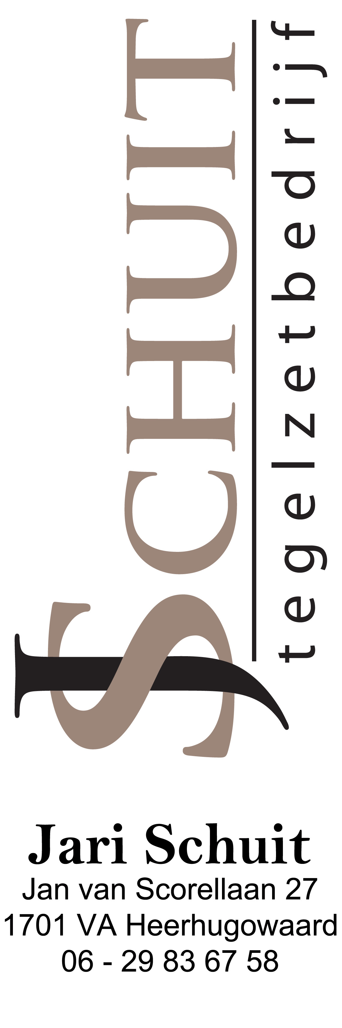 Advertentie van tegelzetbedrijf